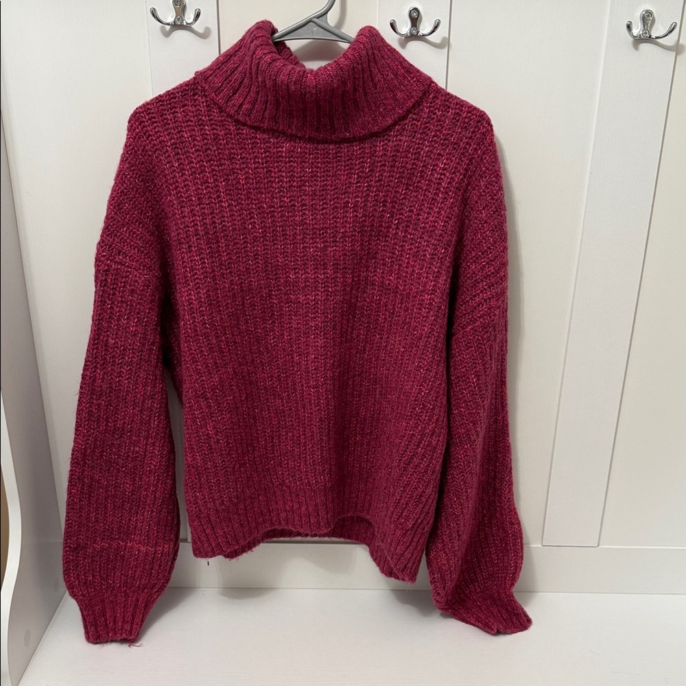 Cozy Purple/Pink Turtleneck Sweater
